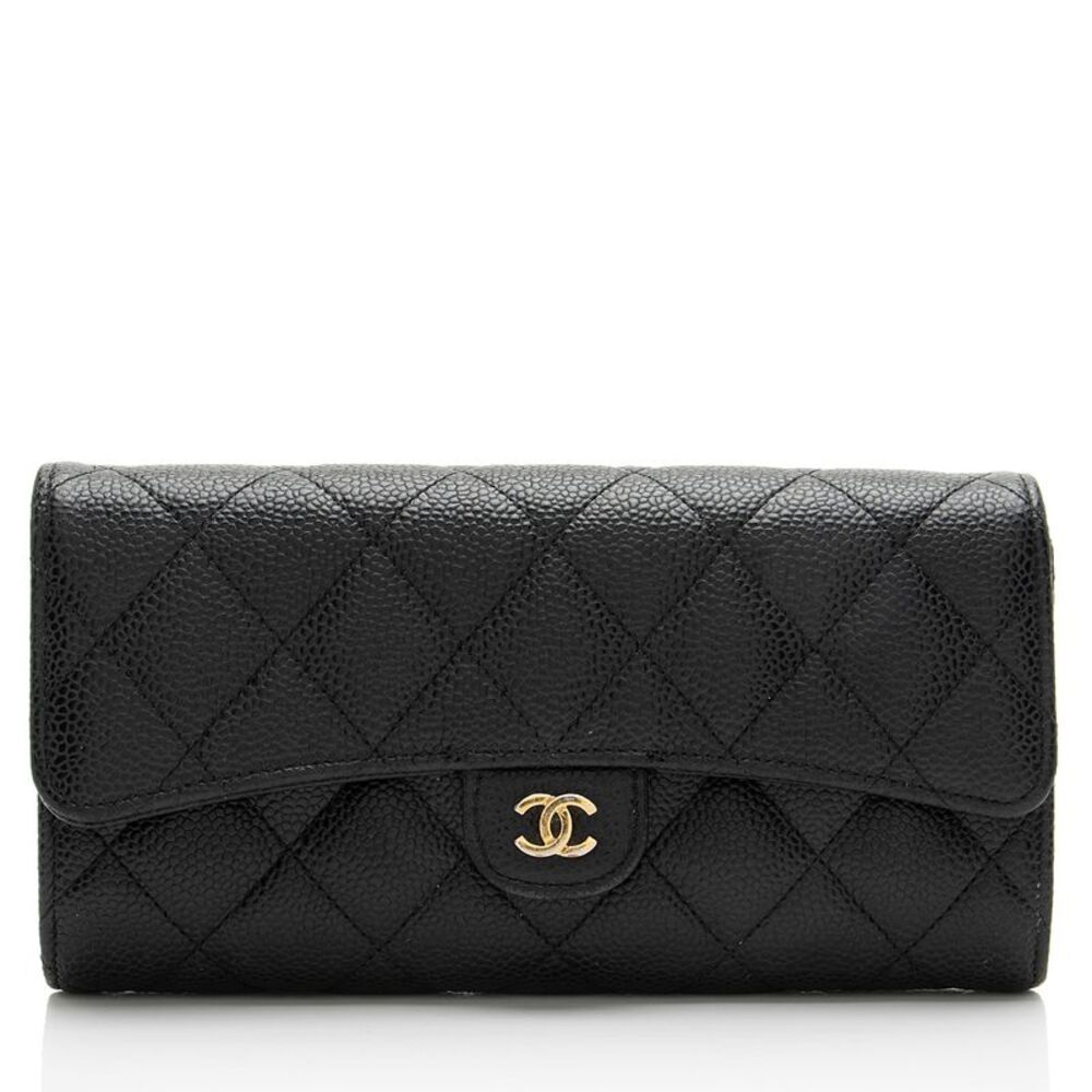 Chanel Caviar Leather Classic Long Wallet